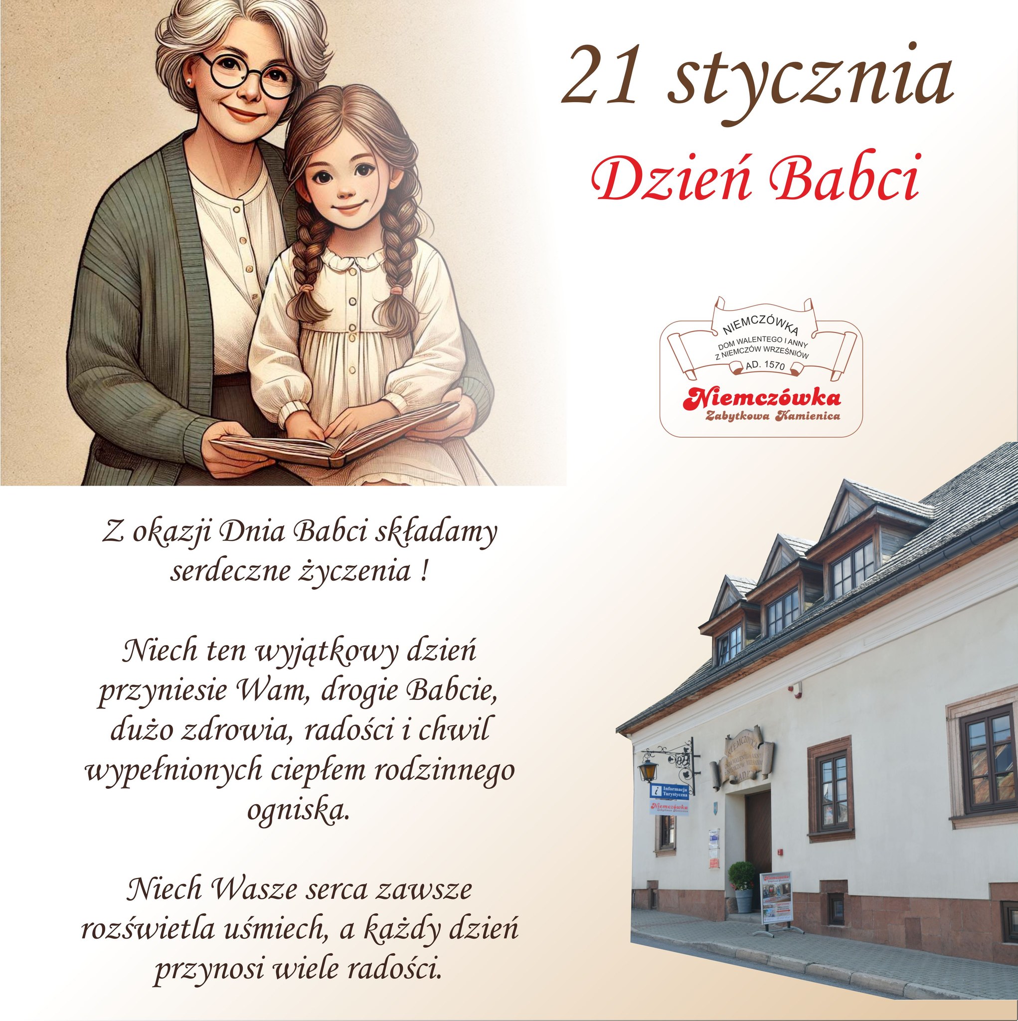 ŻYCZENIA Z OKAZJI DNIA BABCI